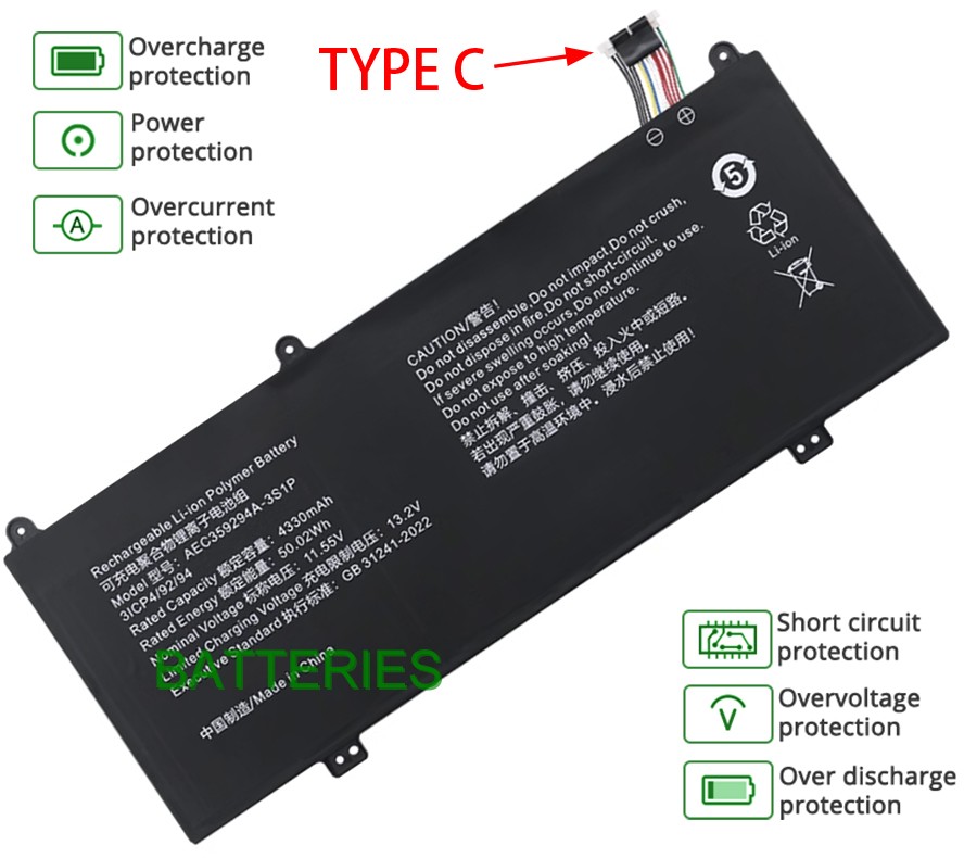 NOTEBOOK AEC3592130-2S1P battery