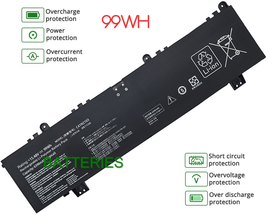 Asus GX650PI battery