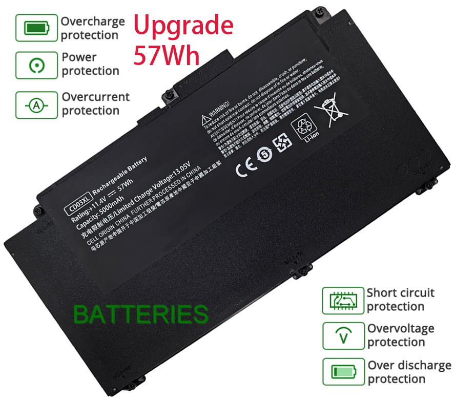 HP ProBook 650 G4 Hex Core battery