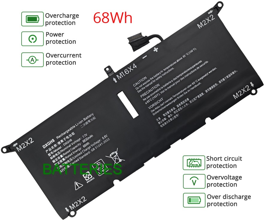 DELL XPS 13 9380 SERIES battery