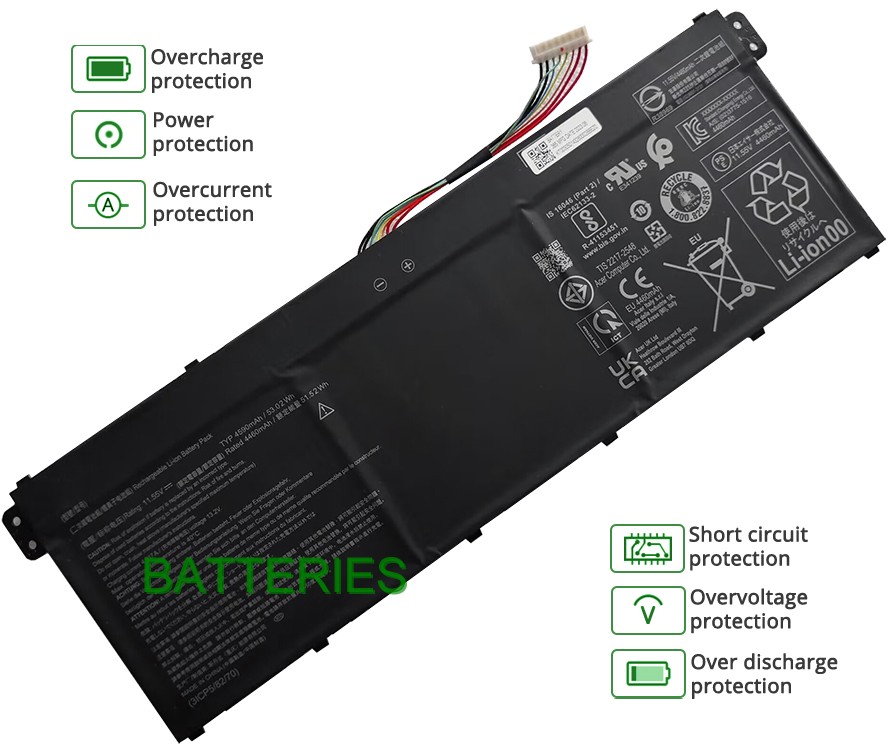 ACER HQ24U3S1P5C battery