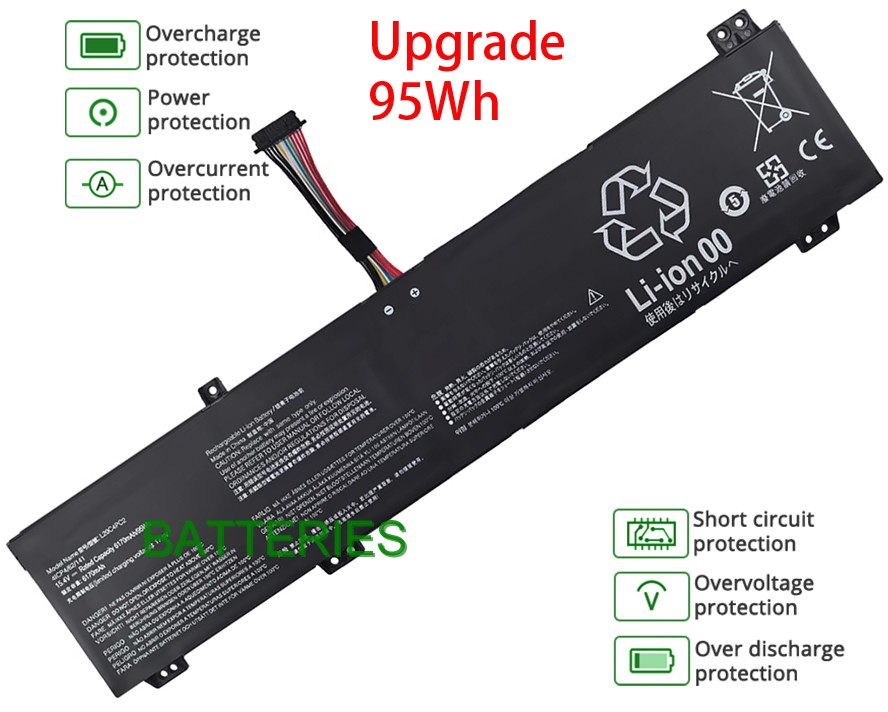LENOVO LEGION 5-15ACH6H TYPE 82JU battery