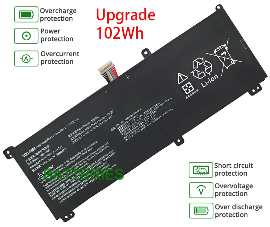 HASEE Z6-KP5G battery