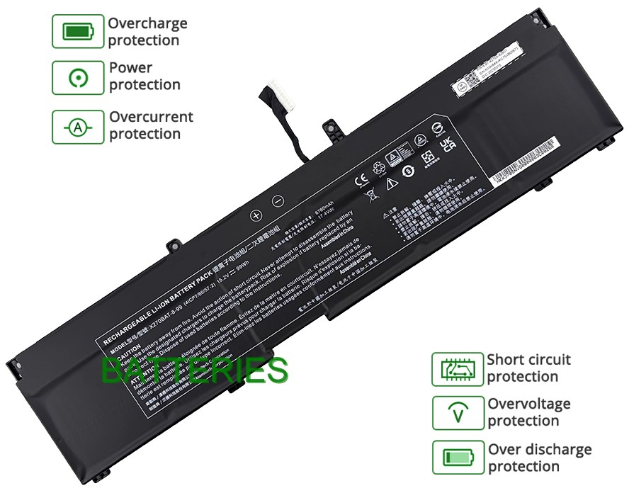 CLEVO 6-87-X370S-94B01 battery